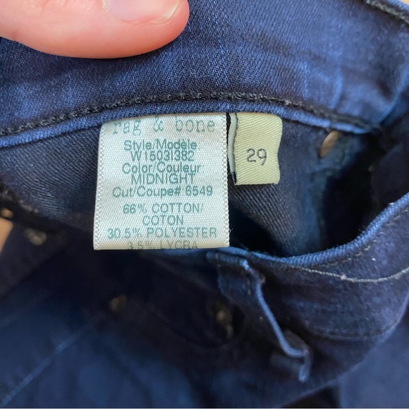 Rag & Bone Skinny Jeans Women's 29 Dark Wash - Picture 8 of 12